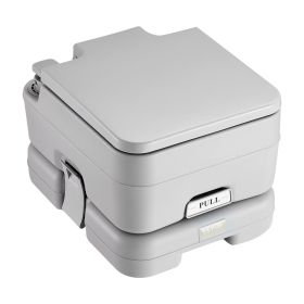 VEVOR Portable Toilet for Camping with Carry Bag, RV Toilet with 3.2 Gal Waste Tank, Push-Button Pressurized Flush Commode